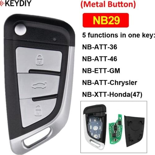 Multi-functional NB29 Metal Button Universal KD Remote Control for KD900 KD900+ URG200 KD-X2 ( All Functions Chips in One Key )