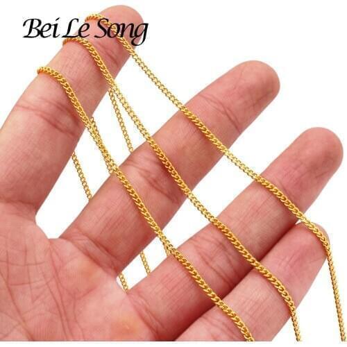 Fashion jewelry 3pcs necklace Gold plated chains pretty for women girls Neck jewelry wedding party gifts friends wholesale Chain
