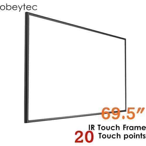 OBF695WH00D 69 inch IR touch screen frame, USB port, 10/20 points, plug and play, support android/linux/Mac/windows