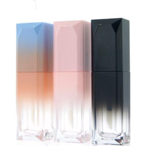 Plastic Gradient Pink Blue Black Beauty Lip Gloss Tubes Empty Matte Lips Rouge Batom Cosmetic Containers Bottles 20pcs/lot