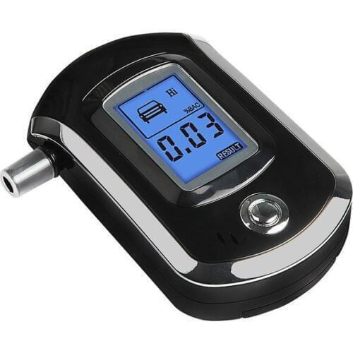 Professional Alcohol Tester Police Breath Alcohol Tester Breath Breathalyzer LCD Detector