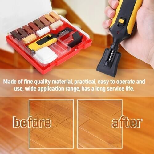 Professional Laminate Repairing Hand Tool Kit Wax System Floor Scratches Mending DIY Woodworking Tool Worktop Casing Chips Set