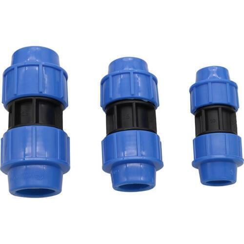 20mm/25mm/32mm PE Straight Connector Fast Connect Joint Garden Irrigation Water Tube Connection Adapters 1Pc