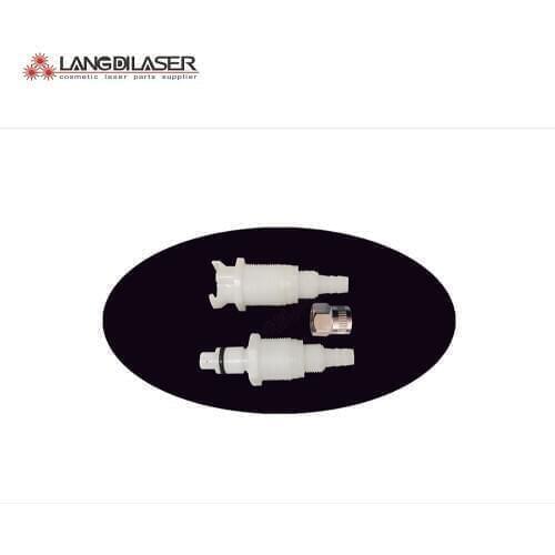 Water connector for 10*6.5 PU tube ( male + female +screw )