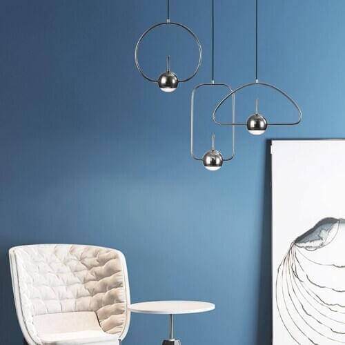 Post modern Nordic personalized chandelier restaurant corridor ins personalized simple light