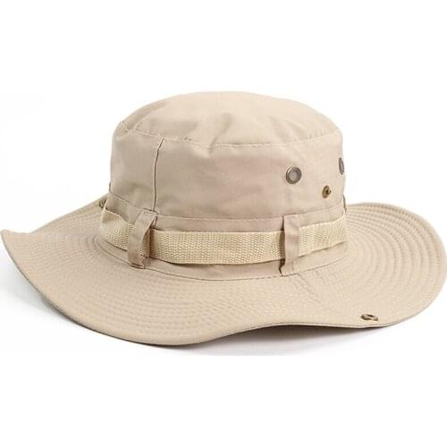 Tactical Cap Military Hat Army Caps Camo Men Outdoor Sports Sun Bucket Cap Camouflage Fishing Hiking Hunting Hats 58Cm