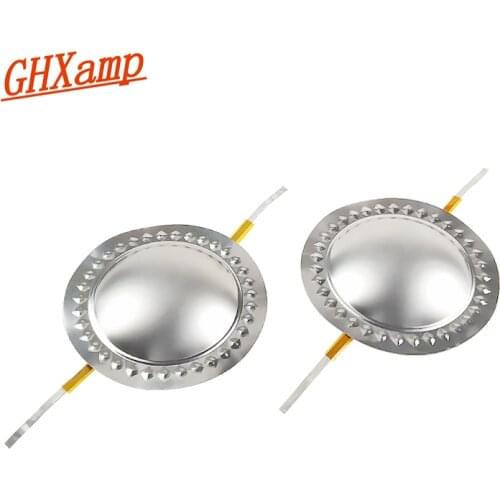 GHXAMP 44.4mm Tweeters Voice Coil Hore Diaphragm Membrane Titanium film 44 (44.5) Treble speaker repair accessories 2pcs