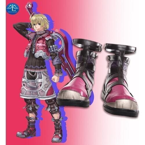 Xenoblade Chronicles Shulk Cosplay Shoes Boots Halloween Carnival Cosplay Costume Accessories