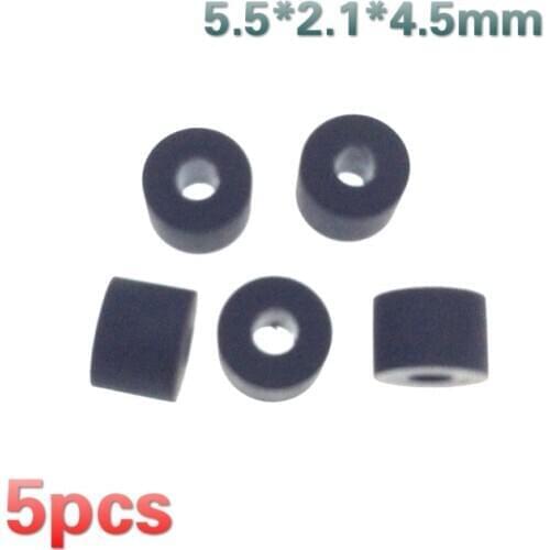 5pcs 5.5*2.1*4.5mm for Sony Walkman WM-FX WM-EX WM-GX tape drive pinch roller rubber ring cassette deck audio pressure recorder