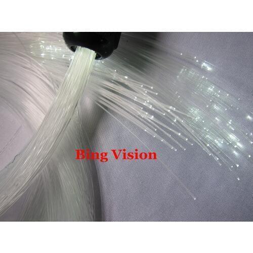 Promotion , super bright 500 pcs x0.5mm plastic fiber x 4meter Pure white color led fiber optic star ceiling kit