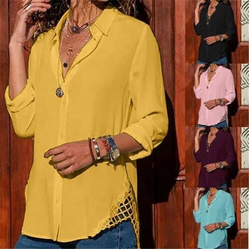 Блузки на пуговицах Bikoles China At AliExpress