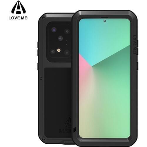 Love Mei Brand Powerful Life Waterproof Case for OPPO R11s Shockproof Aluminum Metal Heavy Duty Protection Back Cover