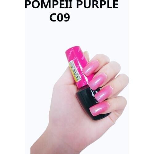 C09 Pompeii Purple 15ml UV LED Gel Polish Vernis Permanent Lasting Shine opies Nail Art (need lamp dry)