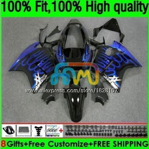 CBR1100 XX For HONDA Blackbird Blue glames CBR 1100XX 02 03 05 06 07 132BS.30 CBR1100XX 2002 2003 2004 2005 2006 2007 Fairings