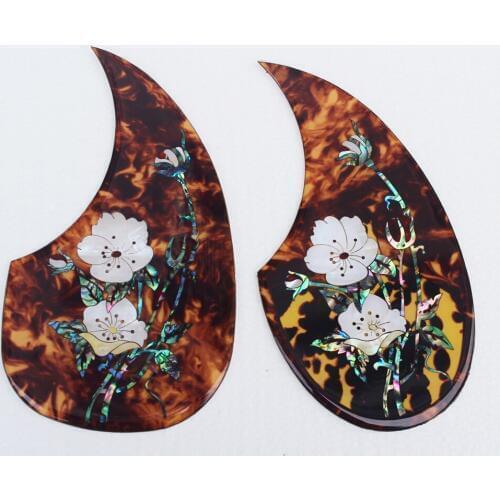 2.0mm thickness celluloid self sticker acoustic guitar pickguard
