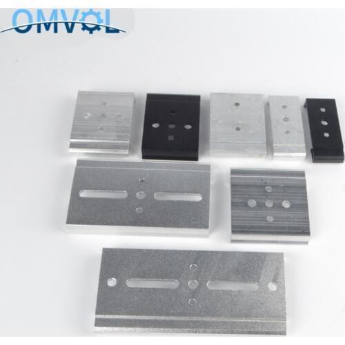 20/35/45/80/100mm DIN Rail fixed clamp fasten clip PLC clip switchboard exchange board Clamp