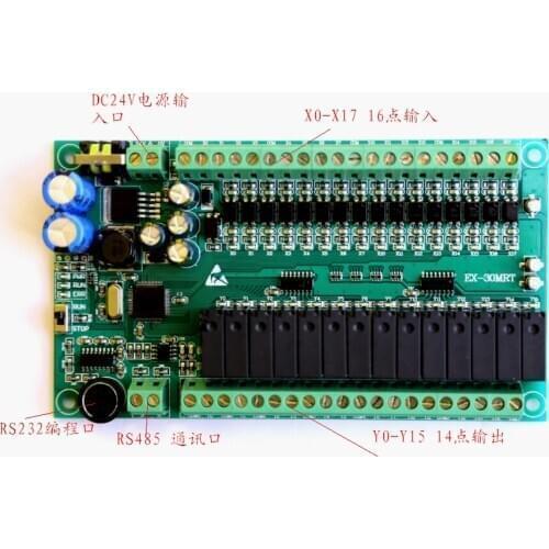 FX1S-30MR FX1S-30MT Plate PLC Support RS485