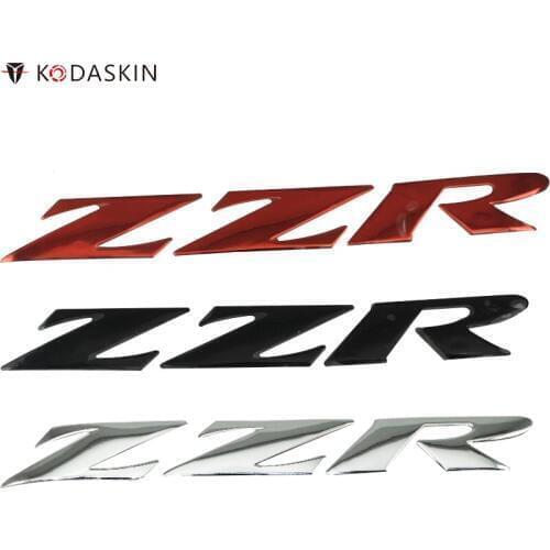 KODASKIN Motorcycle Logos 3D Raise Emblems Stickers Decals for Kawasaki ZZR 1400 zzr1400