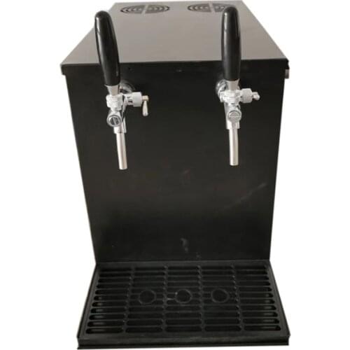 30L water tank compressor cooling wine beer cooler dispenser machine double head cooler draft beer machine drink beer dispenser