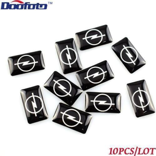 Auto Small Silicone Decorative For Opel Corsa Insignia Astra Antara Meriva Zafira Badge Steering Wheel Car Styling 10PCS