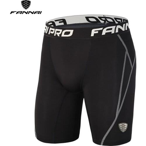 FANNAI Men Compression Shorts Running Shorts Sport Skinny Gym Fitness Short Pants Training Sports Shorts Slim Jogger