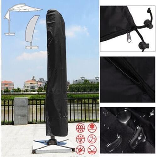 Waterproof Oxford Cloth Outdoor Banana Umbrella Cover Shade Garden Weatherproof Patio Cantilever Parasol Rain Cover Accessories