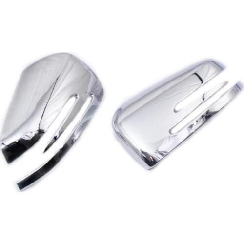 High Quality Chrome Side Mirror Cover For Mercedes Benz W204 W212 W221 CLA GLA GLK free shipping