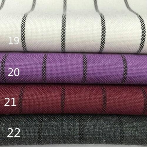 High-grade wool winter suit fabric clothing fabric fashion striped coat vest wide leg pants manual DIY