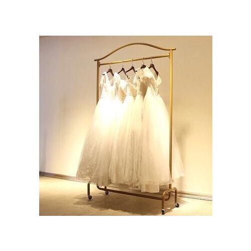 European-style boutique wedding dress photography shop wedding gown display display rack. Iron art hang clothes shelf shelf 1113