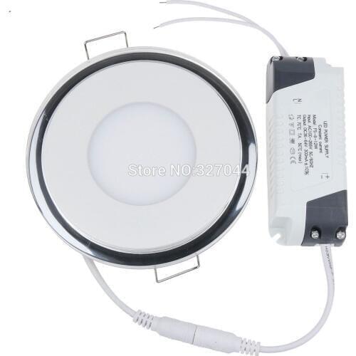 1PCS living room AC 85-265V Square blue LED Panel Light Downlight 10W 15W 20W Cool Warm White Light