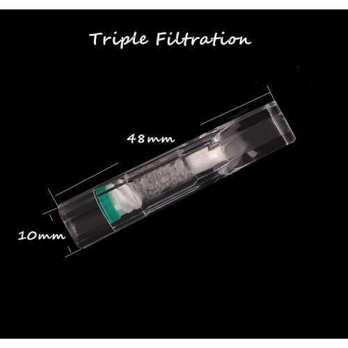 10pcs/lot Disposable Cigarette Holders Filters Reduce Tar and Nicotine Free WL138 Cigarette Filters with Triple Filtration