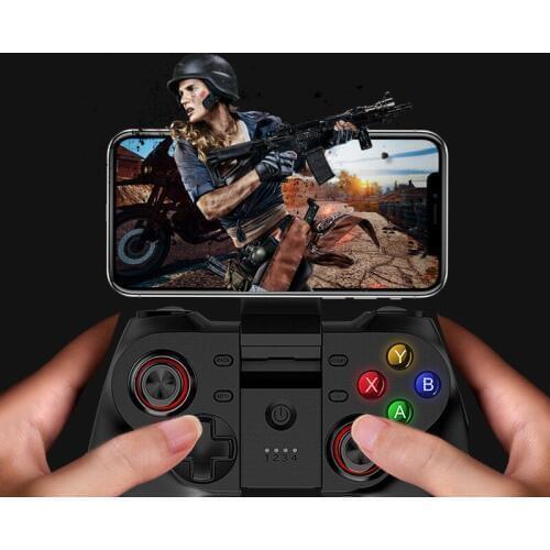 2019 Wireless Game Controller For Android Joystick Bluetooth Remote Control Shutter Gamepads for ISO Smart Phone & Holder