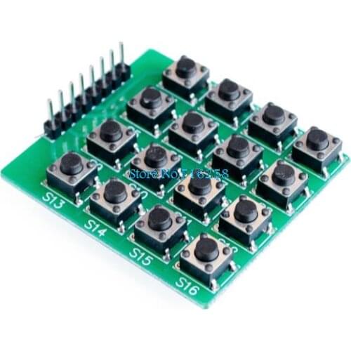 4x4 Matrix 16 Keypad Keyboard Module 16 Button Mcu for