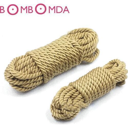 5M 10M Sex Toys Cotton Hemp Rope Provocative Alternative Cotton Tied Rope Bondage Sex Bondage Sex Products