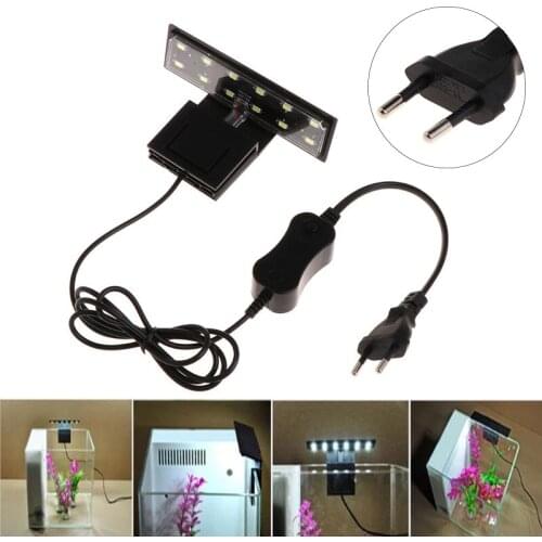 5w Ultra Thin Aquarium Led Light Ultra Bright Clip-on Lighting Lamp 12 Leds Energy-saving Lamp Decorative Light Home Fish Lamp