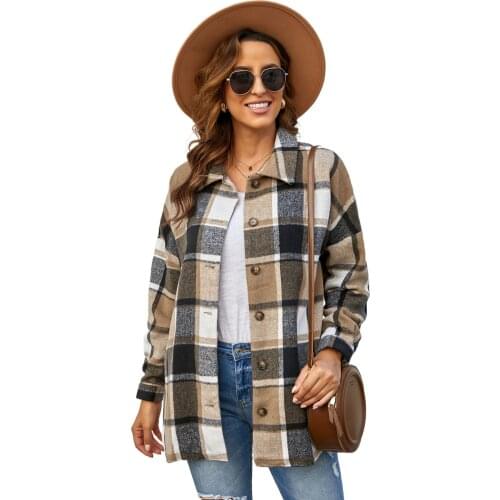 ADEWEL Women's Plaid Shirts