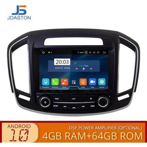 JDASTON Android 10 Car DVD Player For Opel Vauxhall Insignia 2014 2015 2016-2018 WIFI Multimedia GPS Stereo 2 Din Car Radio IPS