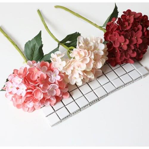 A bunch of Artificial Peony Hydrangea Family Wedding Party Birthday New Year Valentines Day Flower Decoration