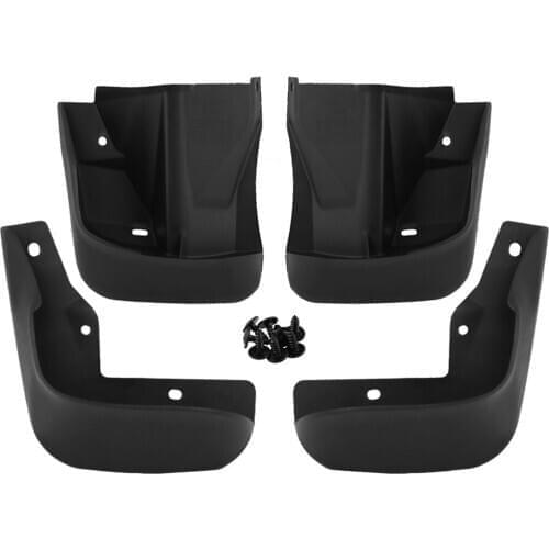 For Honda Civic 1996-2000 4pcs Splash Guards Mud Flaps PP Plastic Front + Rear Mudguard Set Car Replacement Exterior Parts