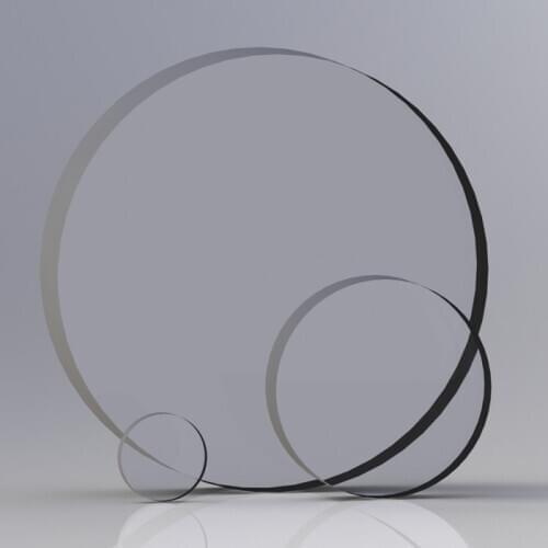 GW23-UV Fused Silica Laser Plane Window (V-type AR Coating R