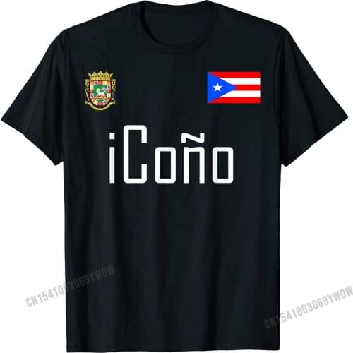 Icono Shirt Puerto Rico Funny T Shirt In Spanish T-Shirt Men Top T-Shirts Design Classic Mens T Shirt Design Cotton