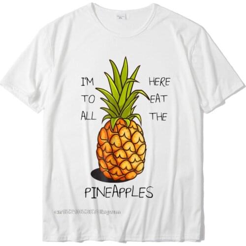 Hawaii Pineapple Tshirt Woman Dominant Men T Shirt Camisas Hombre Cotton Tops Shirt Leisure