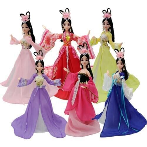 Girls Favorite Princess Sweet Doll with Accessories Best Friend Play with Girls 3D Eyes Doll Toys Birthday Gift DIY Christmas
