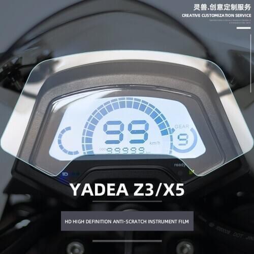 Motorcycle Meter Protective Film Dial Waterproof Anti-scratch Sticker Film for For YADEA Z3 X5