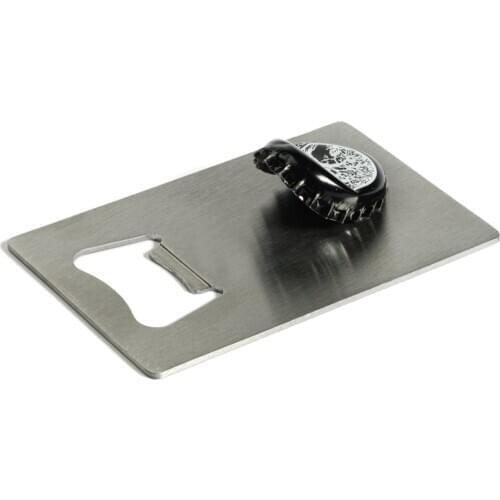 Portable Bar Bottle Opener Stainless Steel Wallet Size Credit Card Beer Opener Card Corkscrews Silver Home Outdoor Survival Kit