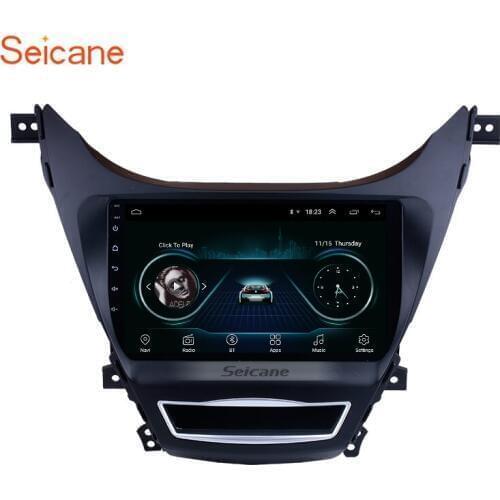 Seicane 9 Inch Android 8.1 2Din Car Multimedia Player Radio For 2008 Hyundai Elantra Touchscreen Head Unit Support Wifi OBD2
