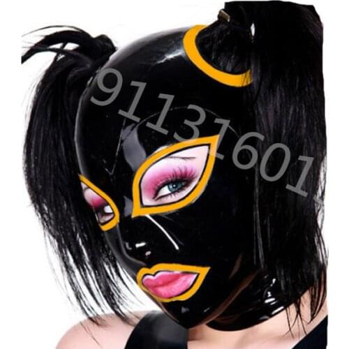 Handmade Sexy full head latex mask unisex fetish cosplay mask tokyo ghoul cosplay sexy michael myers mask NO HAIR custom made