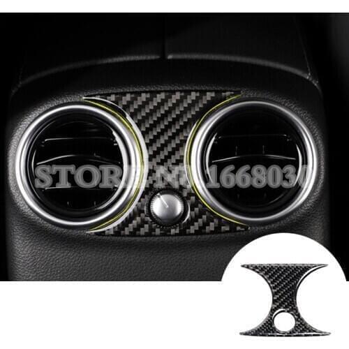 Carbon Fiber Rear Air Vent Outlet Trim Cover For Benz GLC X205 X253 2015-2020 1pcs Car accesories interior Car decoration