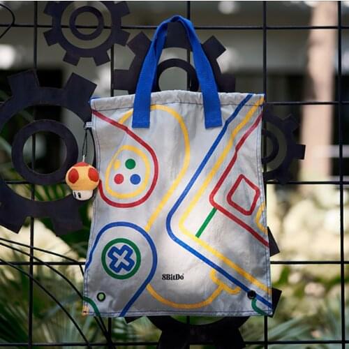 8BitDo Waterproof Fold Reticule Backpack Game Style Shoulder Bag Tote Bag