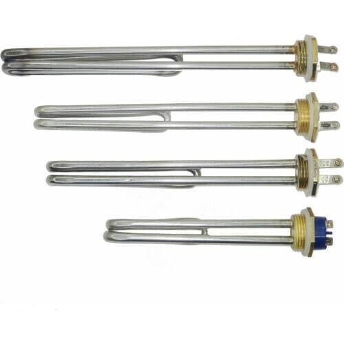 DN25 1500W 2000W 3000W 4000W 220V Screw-In Water Heater Element - Low and High Watt Density